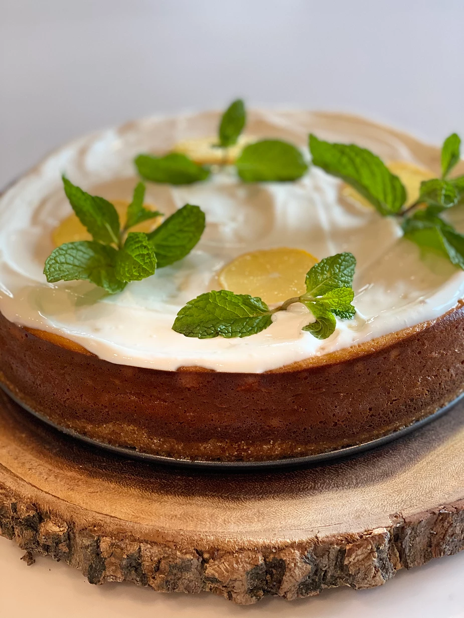 MEYER LEMON FARMERS CHEESECAKE